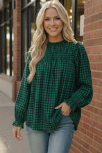 Load image into Gallery viewer, Wildwood Check Green Smock
